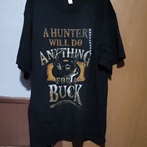 Black Graphic Men's Shirt